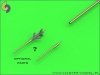 Master AM-72-104 Sukhoi Su-9 / Sukhoi Su-11 (Fishpot / Fishpot C) - Pilot Tubes and missile rails heads 1:72